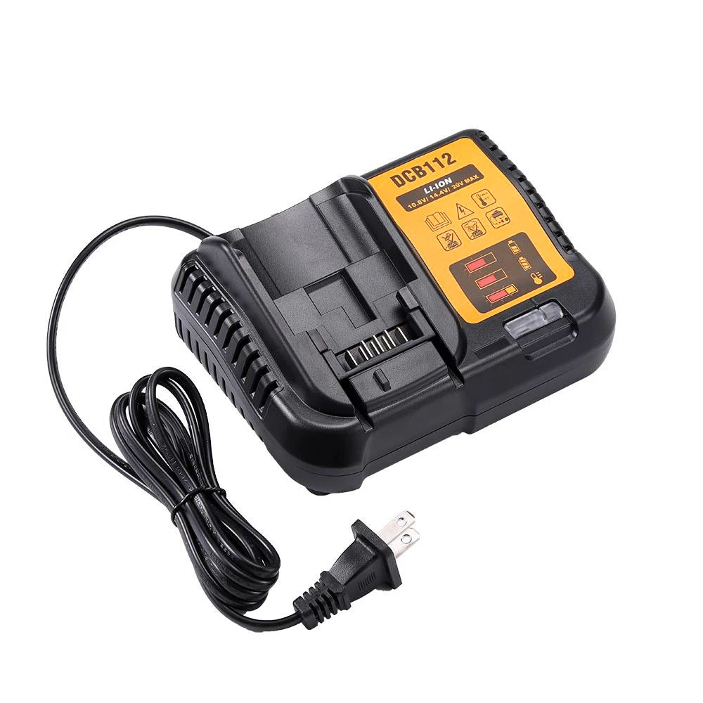 Charger for Dewalt 20V & 12V Li-Ion Battery | Replace DCB115 DCB107 DCB100 DCB112