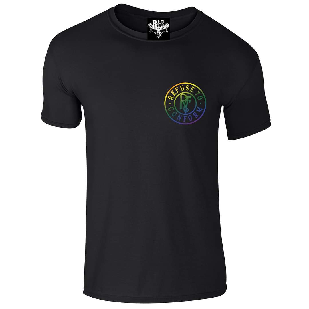 RAINBOW CIRCULAR LOGO TEE