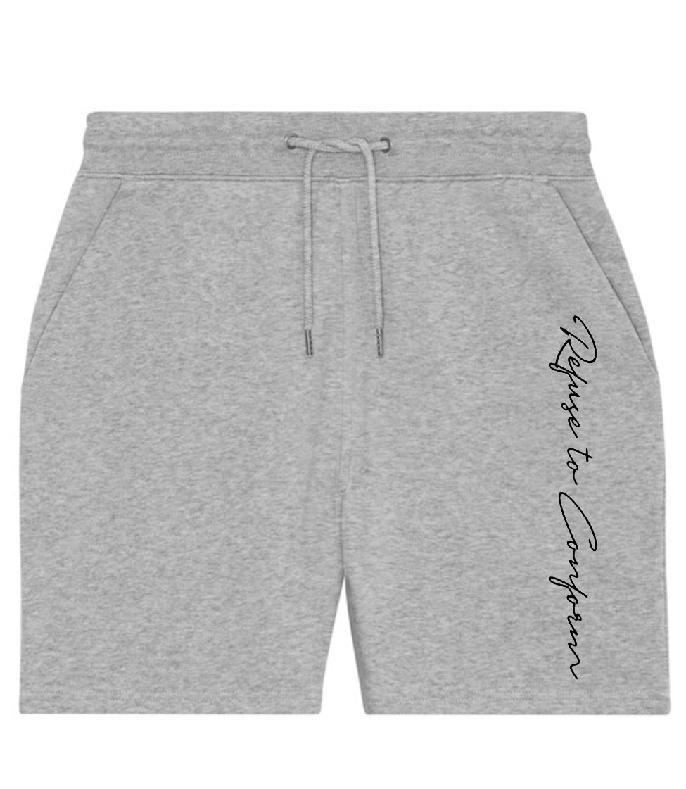 GREY ULTRA-HEAVY SIGNATURE SHORTS