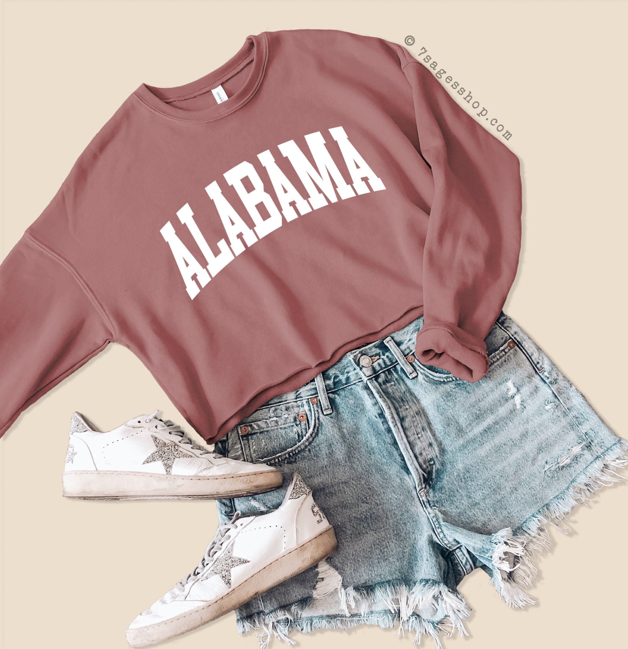 Alabama Cropped Sweatshirt