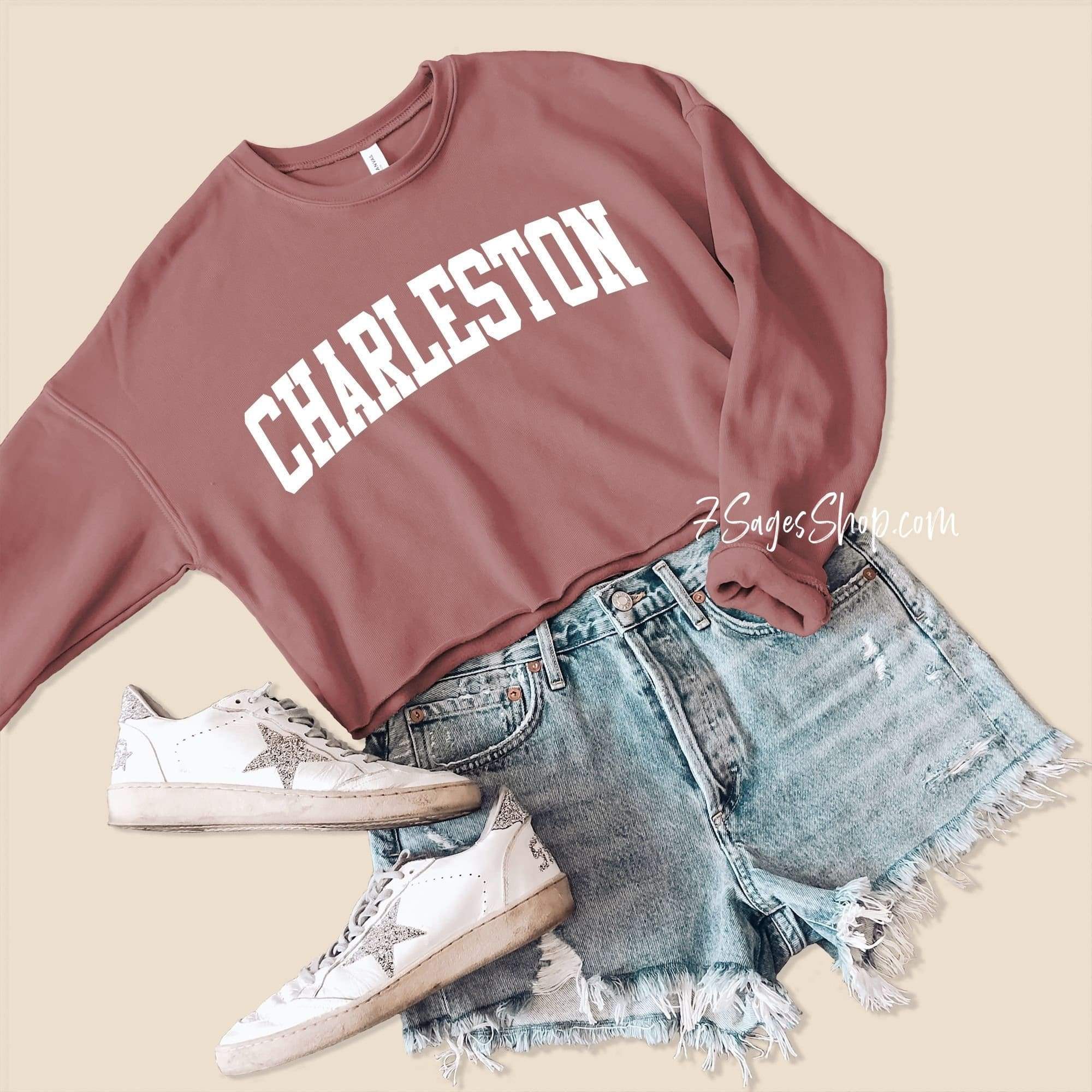 Charleston Cropped Sweatshirt