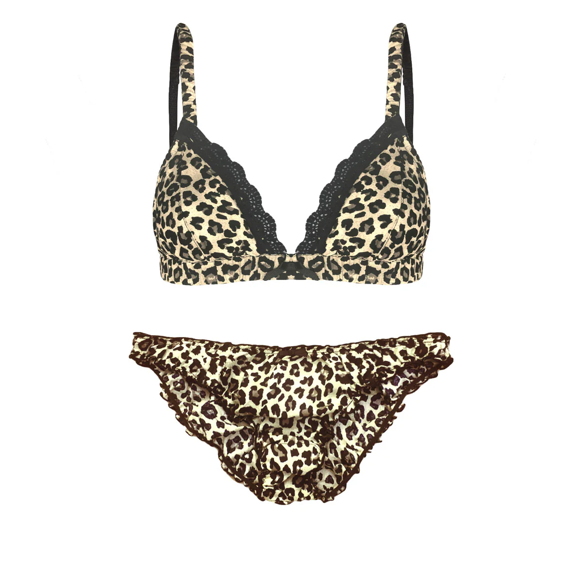 Bella lingerie set in jungle