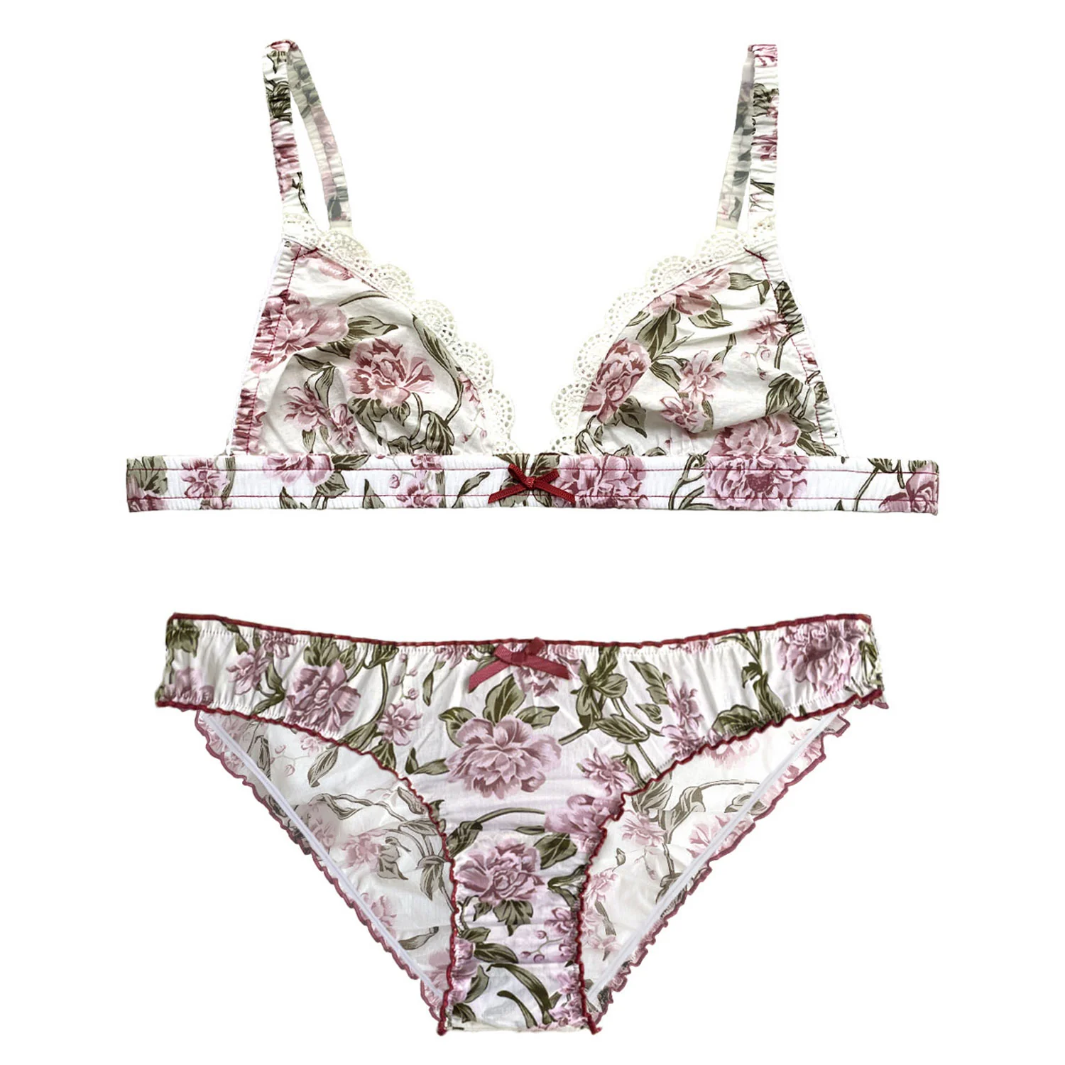 Bella lingerie set in bloom