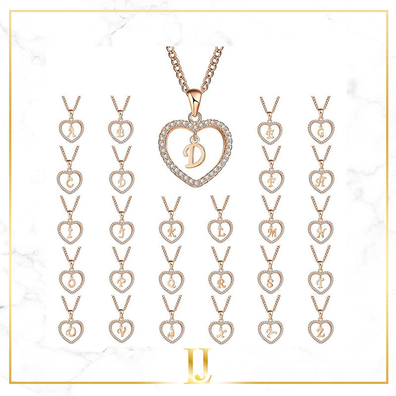 Heart Letter Necklace