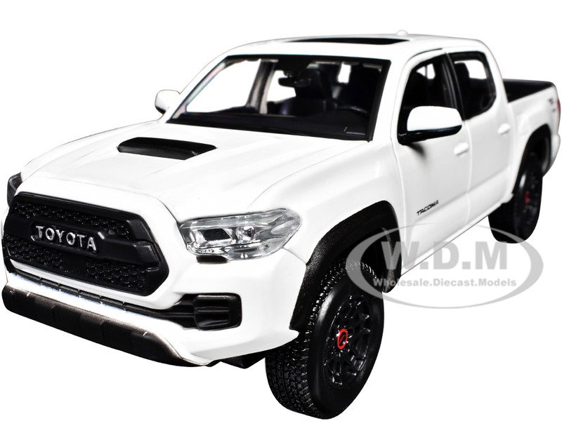 2023 Toyota Tacoma TRD PRO Pickup Truck White with Sunroof "Special Edition" Series 1/27 Diecast Model Car by Maisto