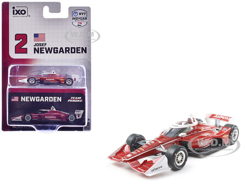 Dallara IndyCar #2 Josef Newgarden "Astemo" Team Penske (Road Course Configuration) "NTT IndyCar Series" (2025) 1/64 Diecast Model Car by IXO Models
