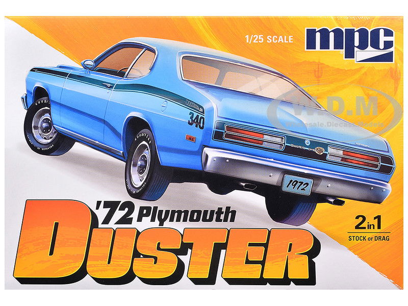 Skill 2 Model Kit 1972 Plymouth Duster 2-in-1 Kit 1/25 Scale Model by MPC