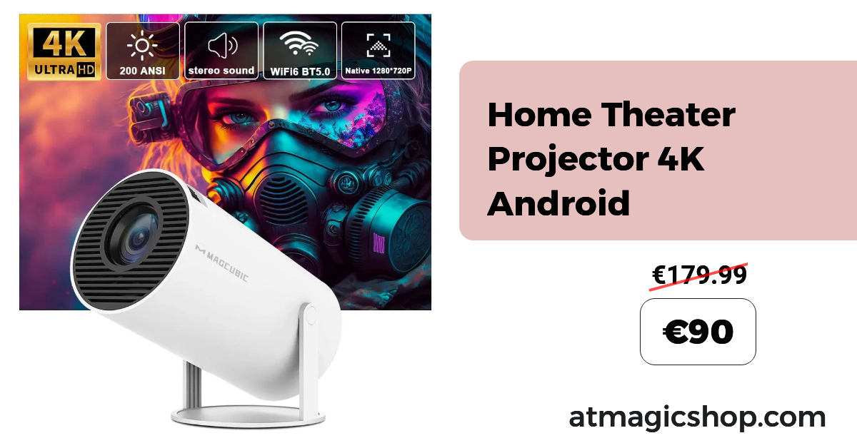 Proiettore Home Theater 4K Android