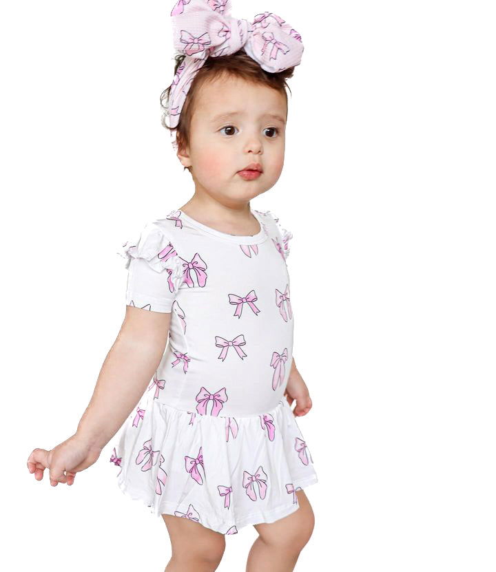 Jane Skirty | Baby Bamboo Twirl Bodysuit Dress | Bamboo Clothes