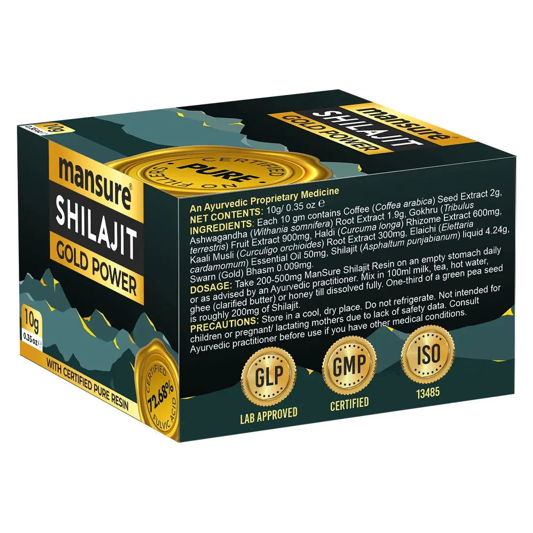Buy ManSure Shilajit Gold Power Resin with Swarna Bhasma, Ashwagandha