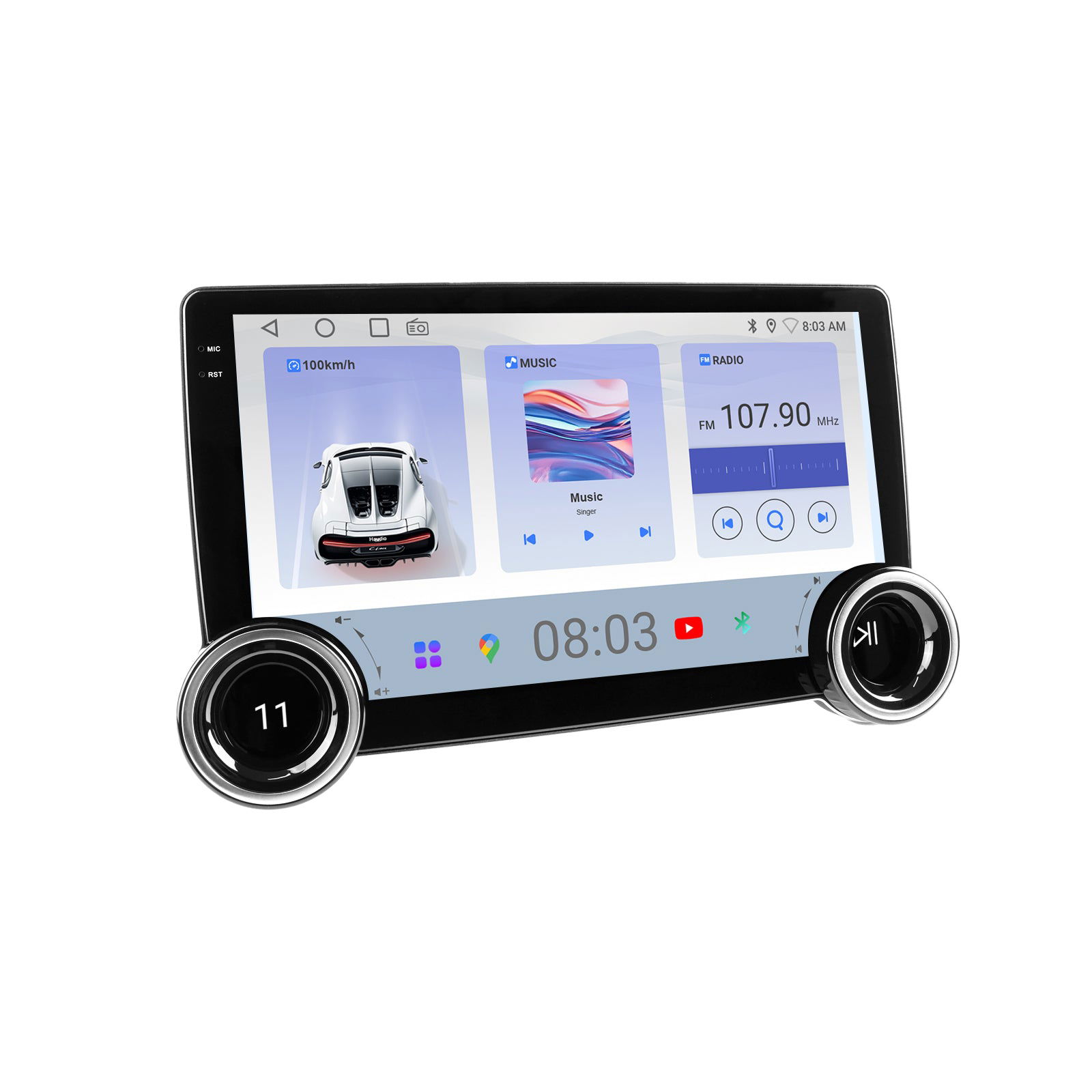 Huadio CVD1529-AJ 10" Double Din Car Stereo