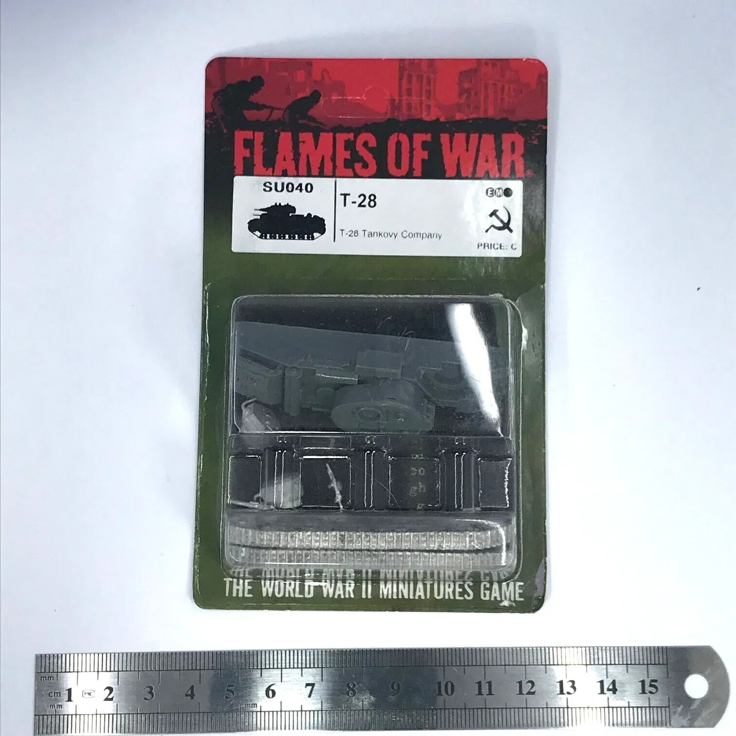 Soviet USSR T-28 Tank Blister - Flames of War C2697