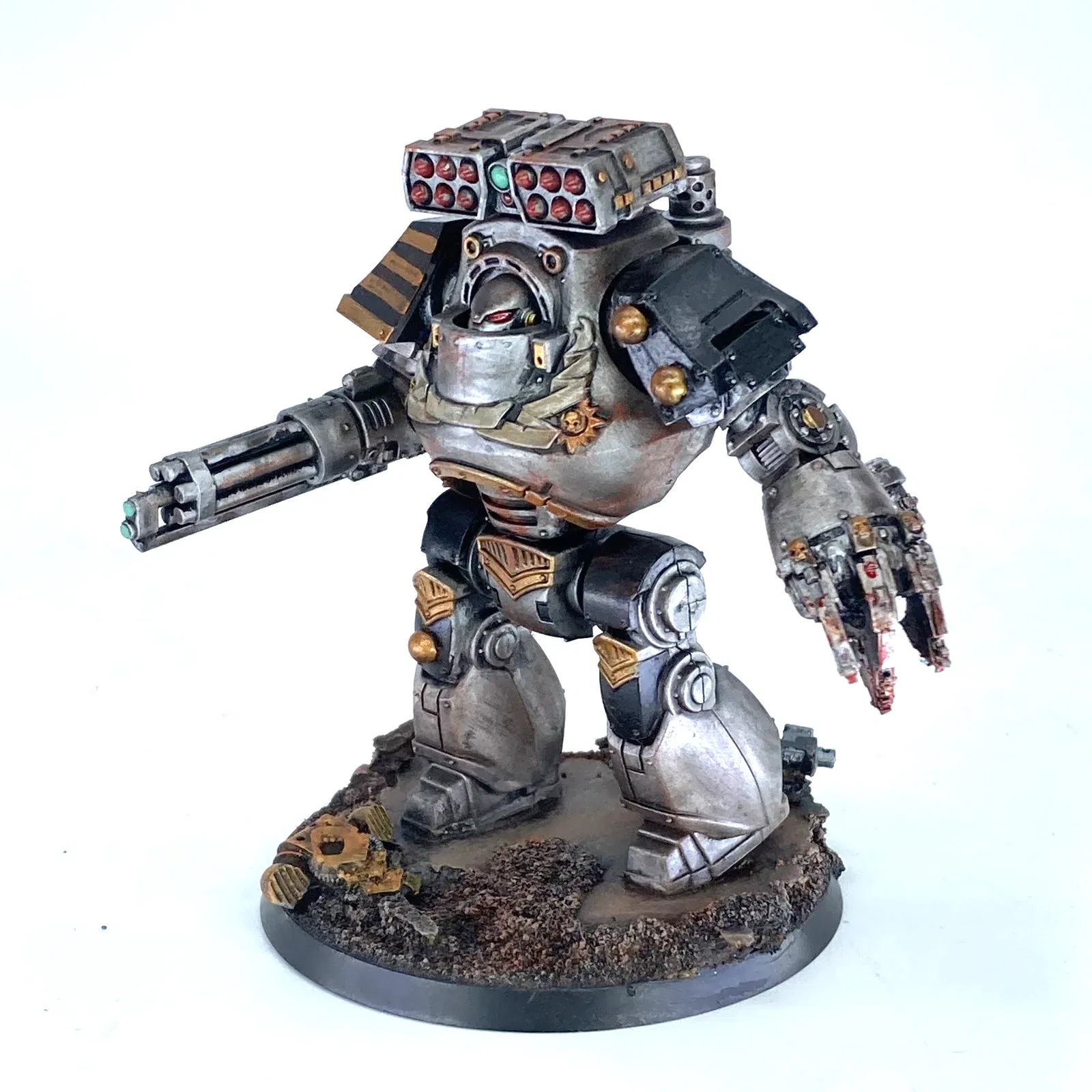 Iron Warriors Contemptor Dreadnought - Warhammer Horus Heresy Games Wo