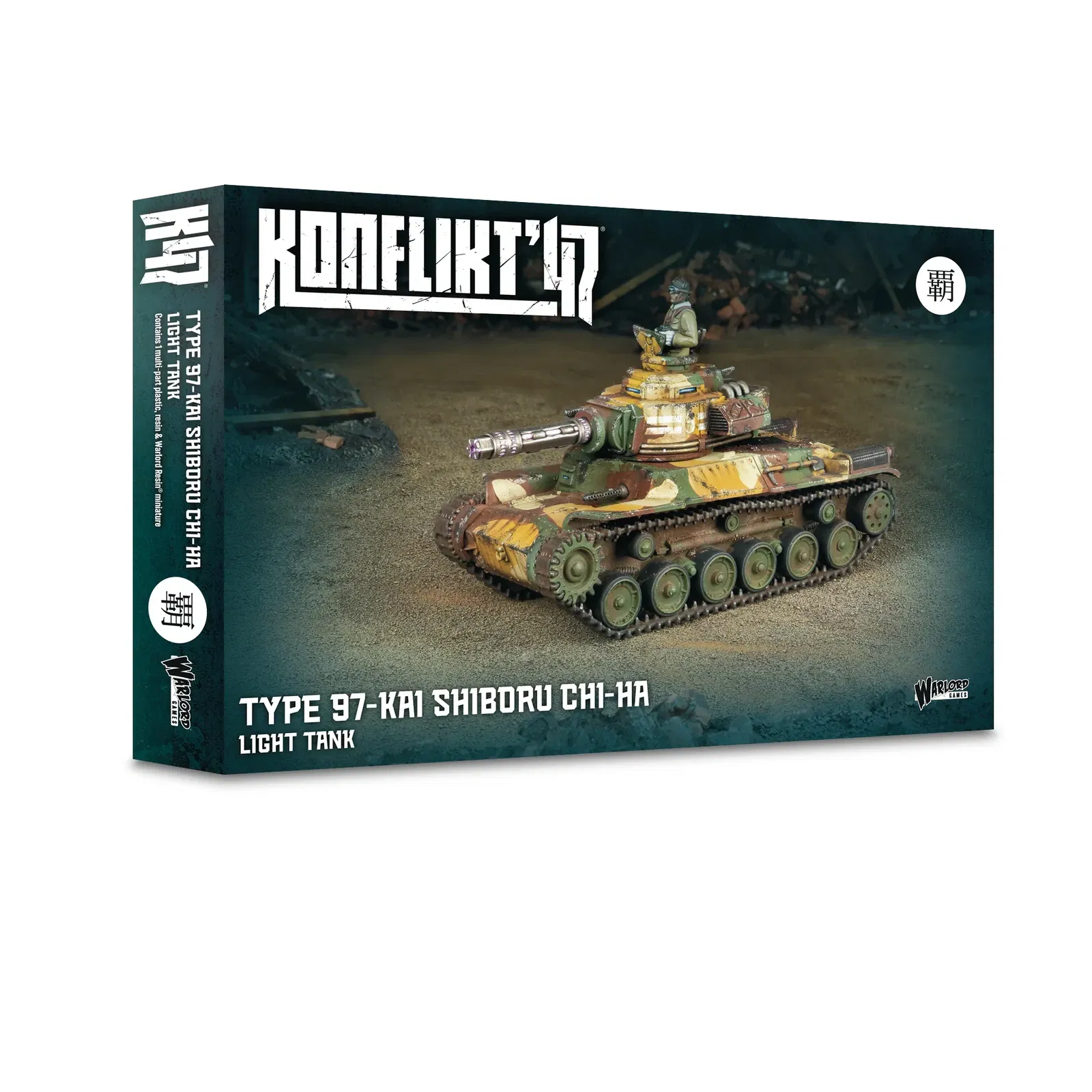 Pre-order: Type 97-Kai Shiboru Chi-Ha Light Tank - Konflikt '47 - Warl