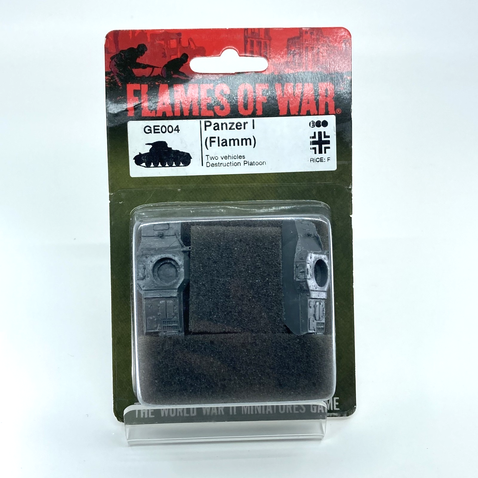 German Panzer 1 (Flamm) - Axis Forces - Blister - Flames of War Part M