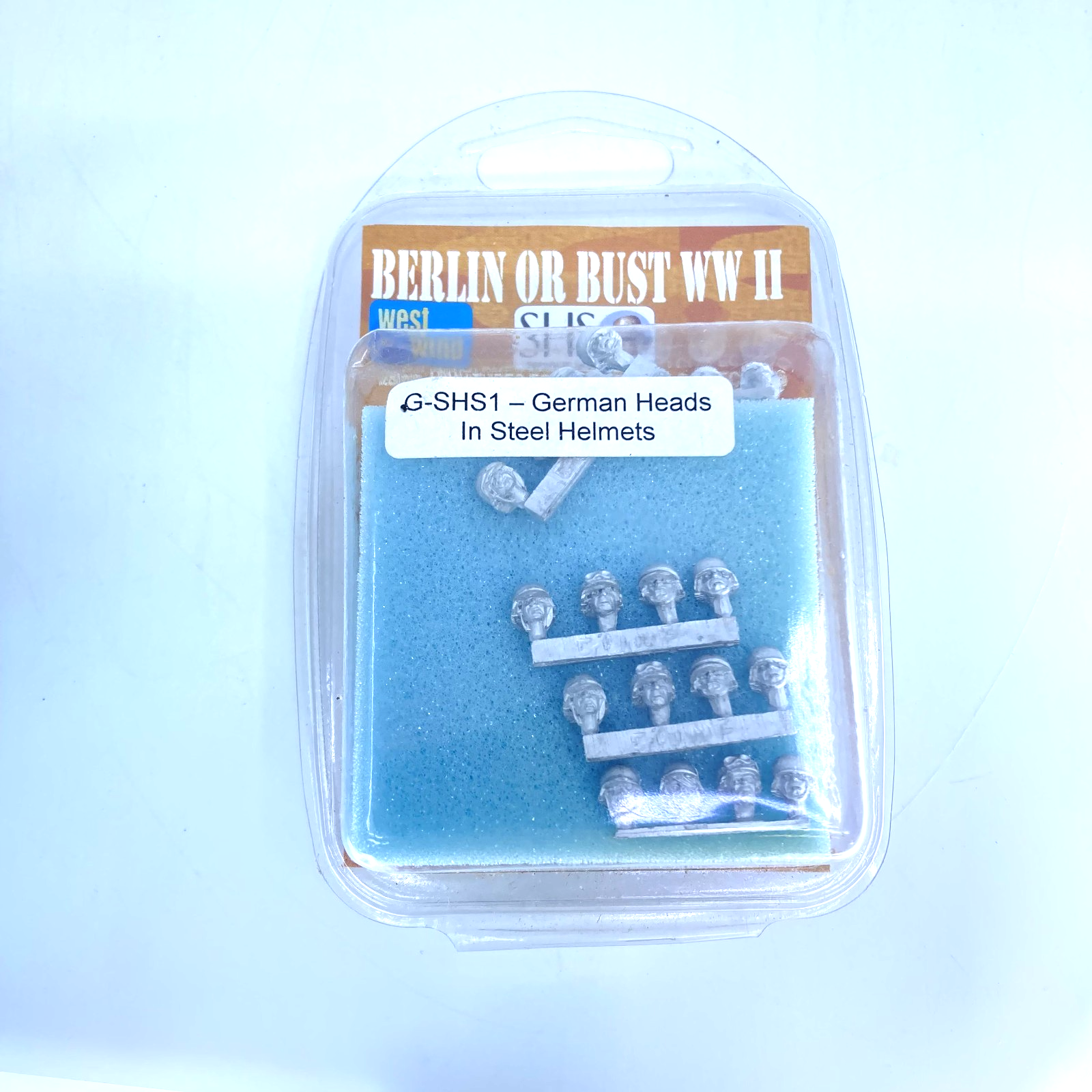 German Heads In Steel Helmets Blister - Parts / Kitbash Berlin Or Bust