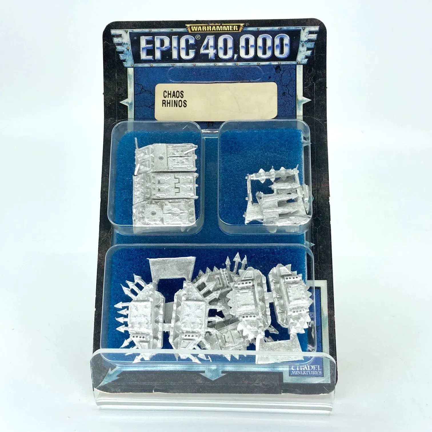 Epic Chaos Rhinos - Blister - Epic Warhammer 40K Classic Metal GW C730