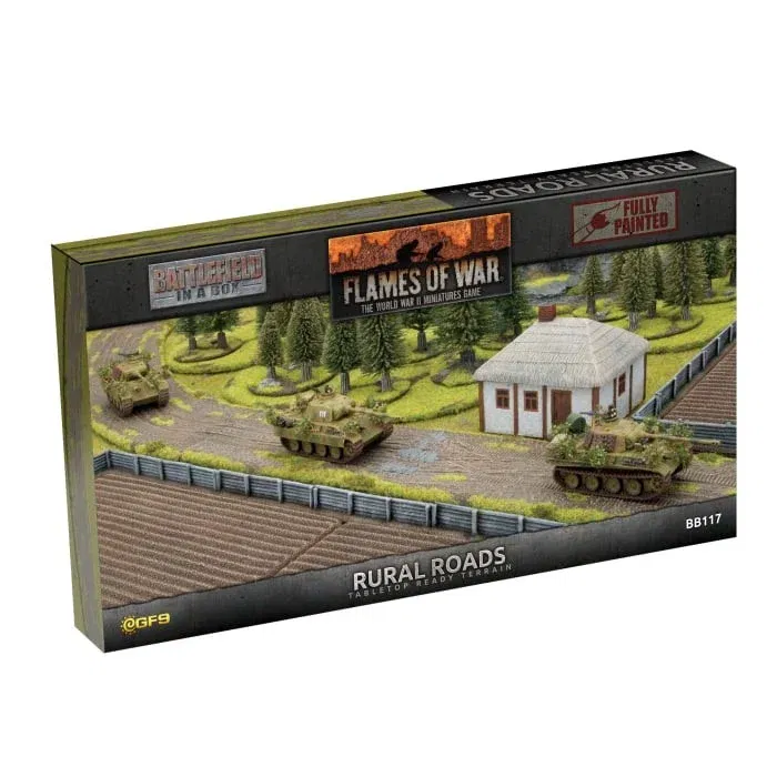 Rural Roads - Painted 15mm Scale - Flames of War - Battlefield In A Bo