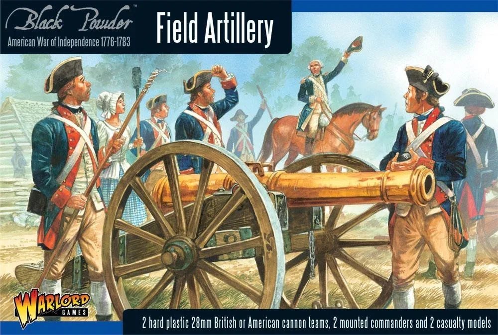 Field Artillery - American War Of Independence - Warlord Games Black P