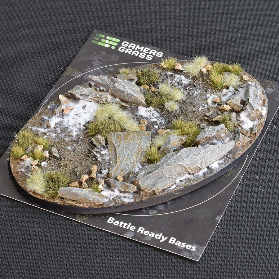 Winter Battle Ready Base - 170mm Oval - Brand New - Gamers Grass