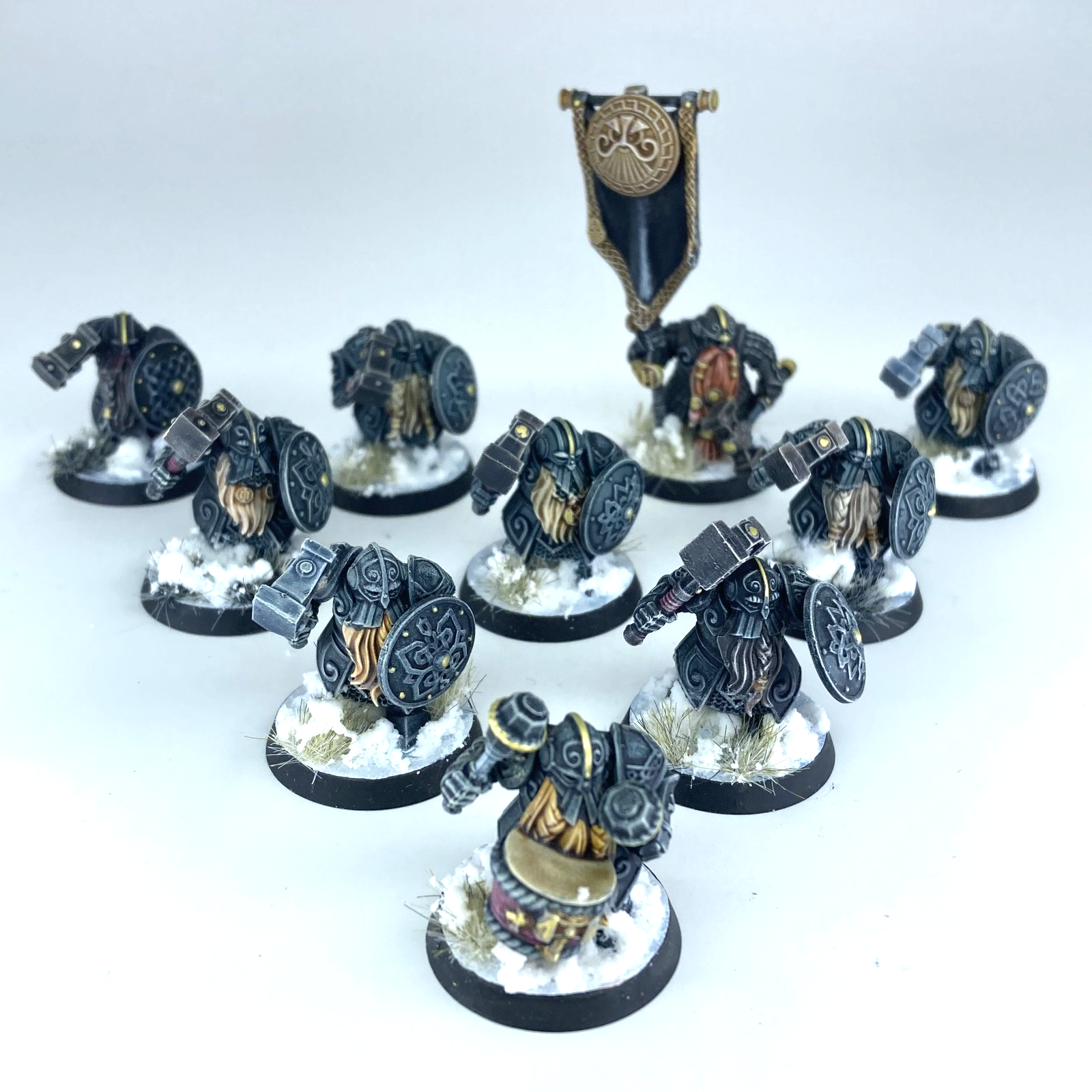 Dwarf Warriors - Cities Of Sigmar - Warhammer Age Of Sigmar GW Painted