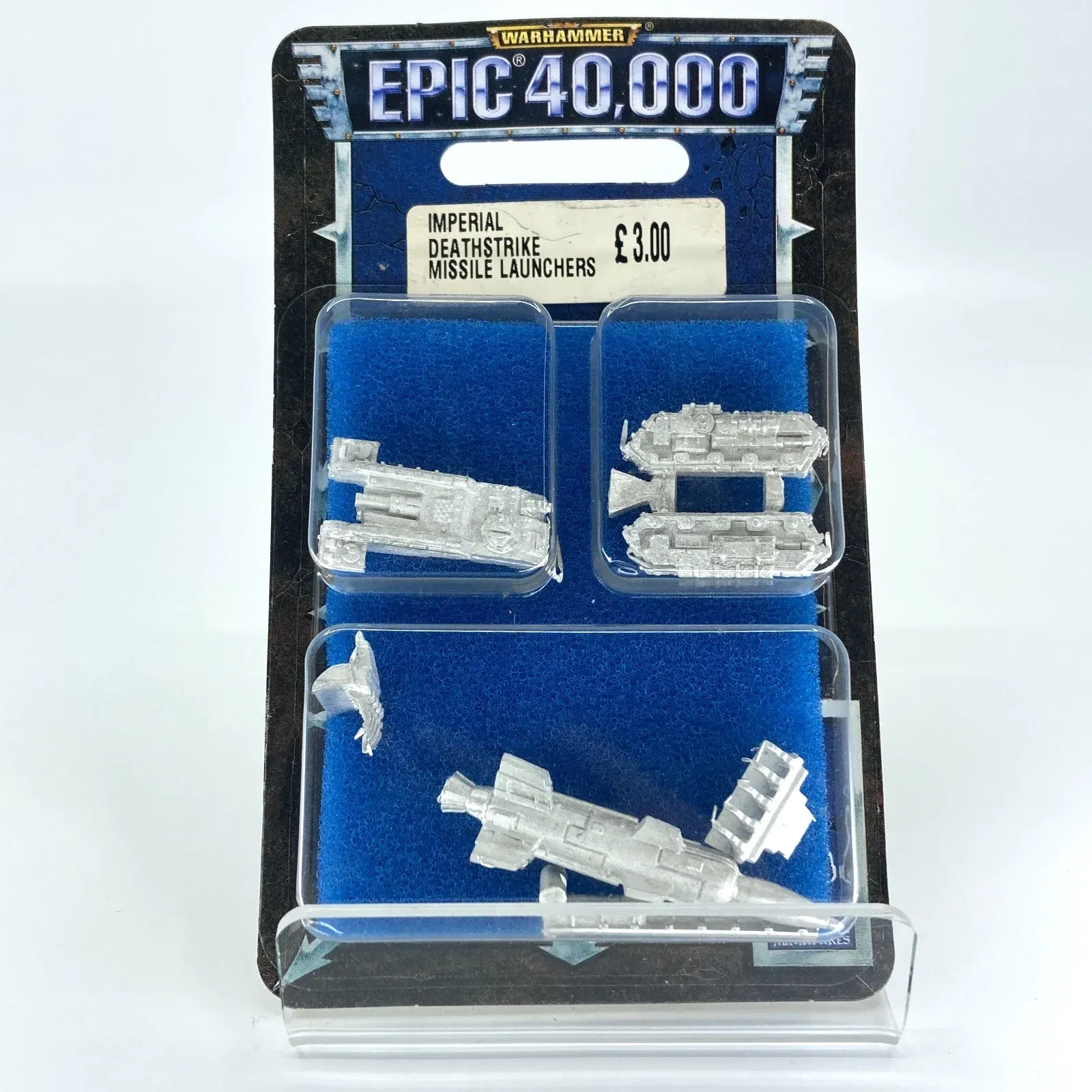 Epic Imperial Deathstrike Tank - Blister - Epic Warhammer 40K Metal C7