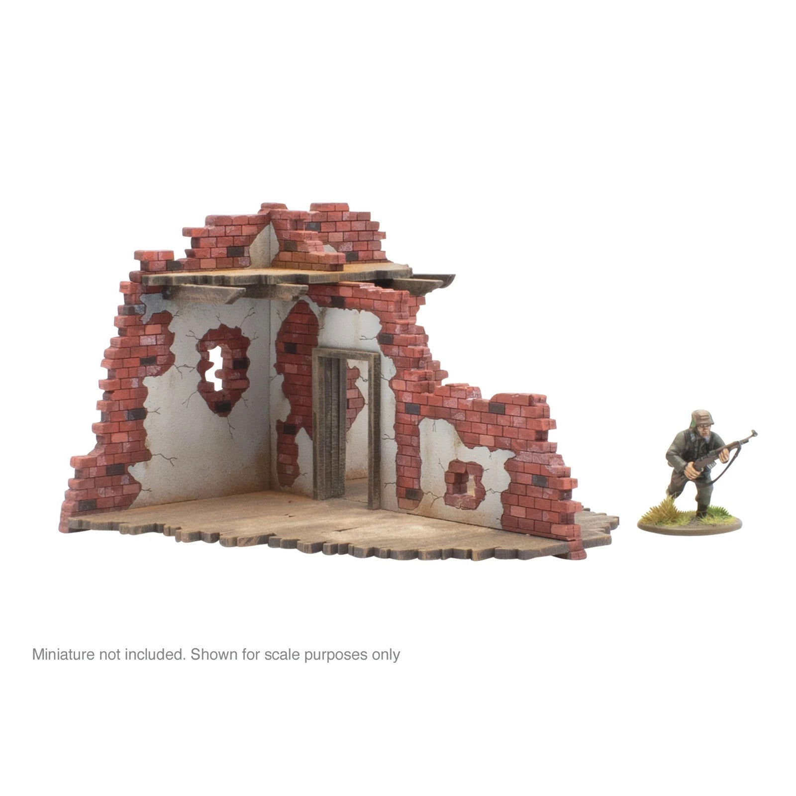 Internal Ruins T Section Terrain - MDF Terrain - Bolt Action - Brand N