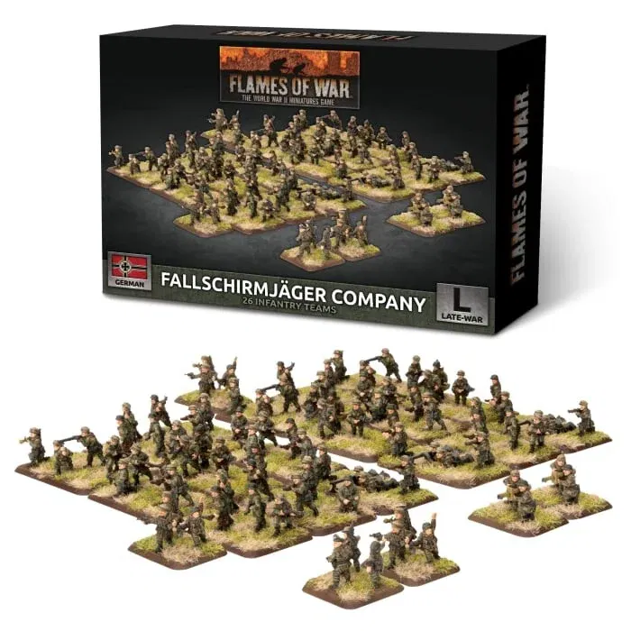 German Fallschirmjager Company - Late-War - Brand New - Flames of War
