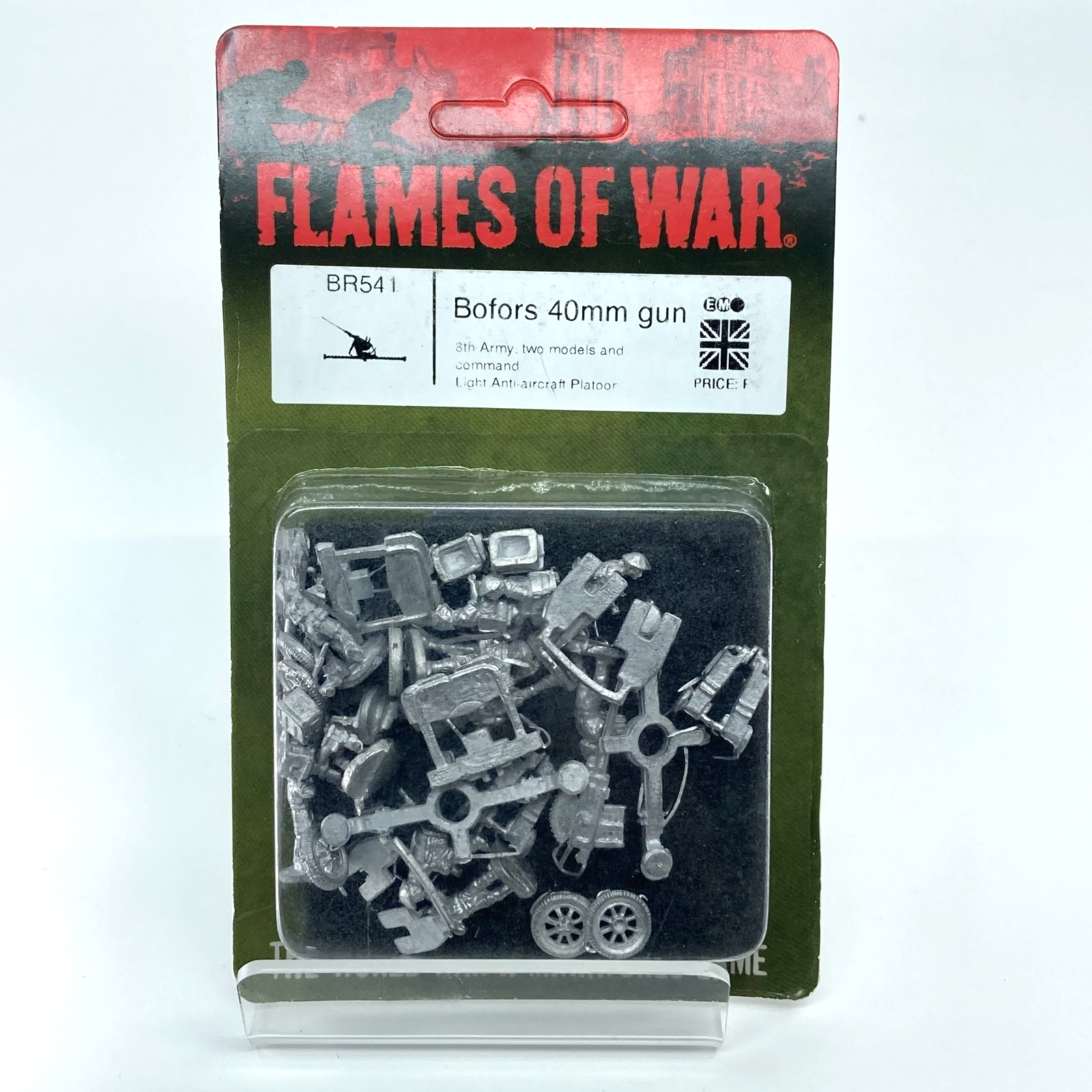 British Bofors 40mm Gun - Allied Forces - Blister - Flames of War Meta
