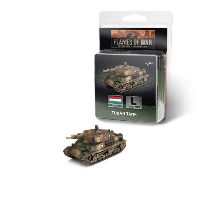 Hungarian Turán Tank - Late-War - Brand New - Flames of War Battlefron