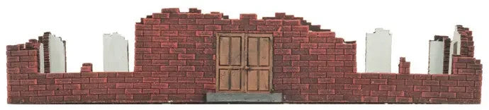 European: Destroyed Factory Ground Floor - Painted - Flames of War - B