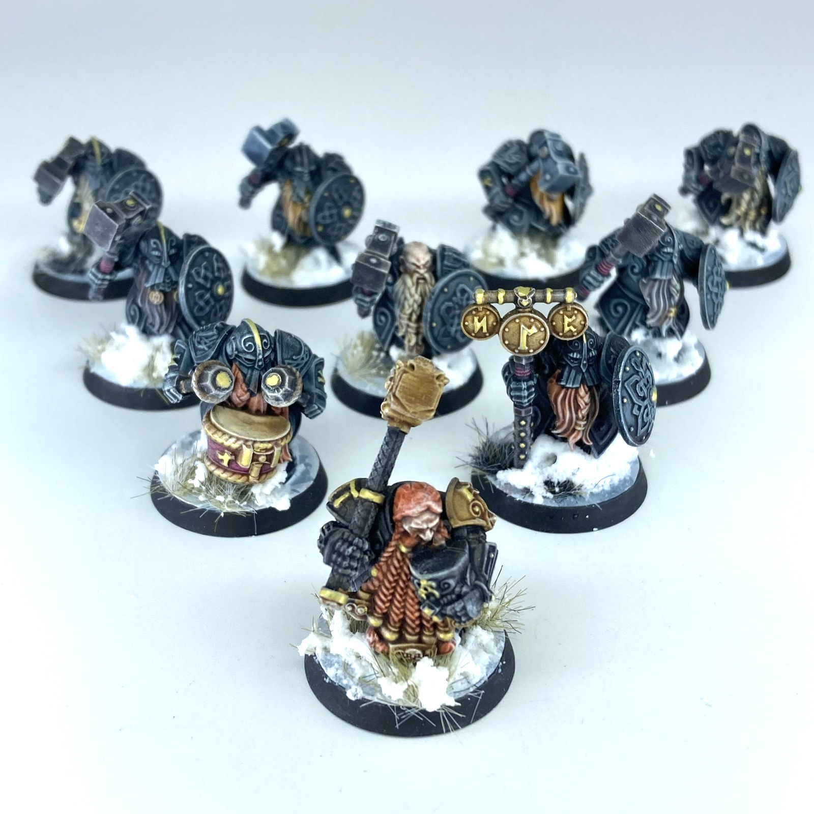 Dwarf Warriors - Cities Of Sigmar - Warhammer Age Of Sigmar GW Painted
