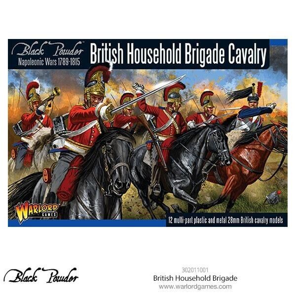 British Household Brigade Cavalry - Warlord Games Black Powder Miniatu