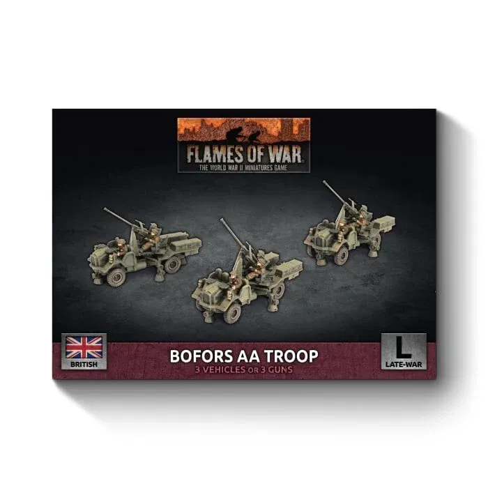 Bofors AA Troop - Late-War - Brand New - Flames of War