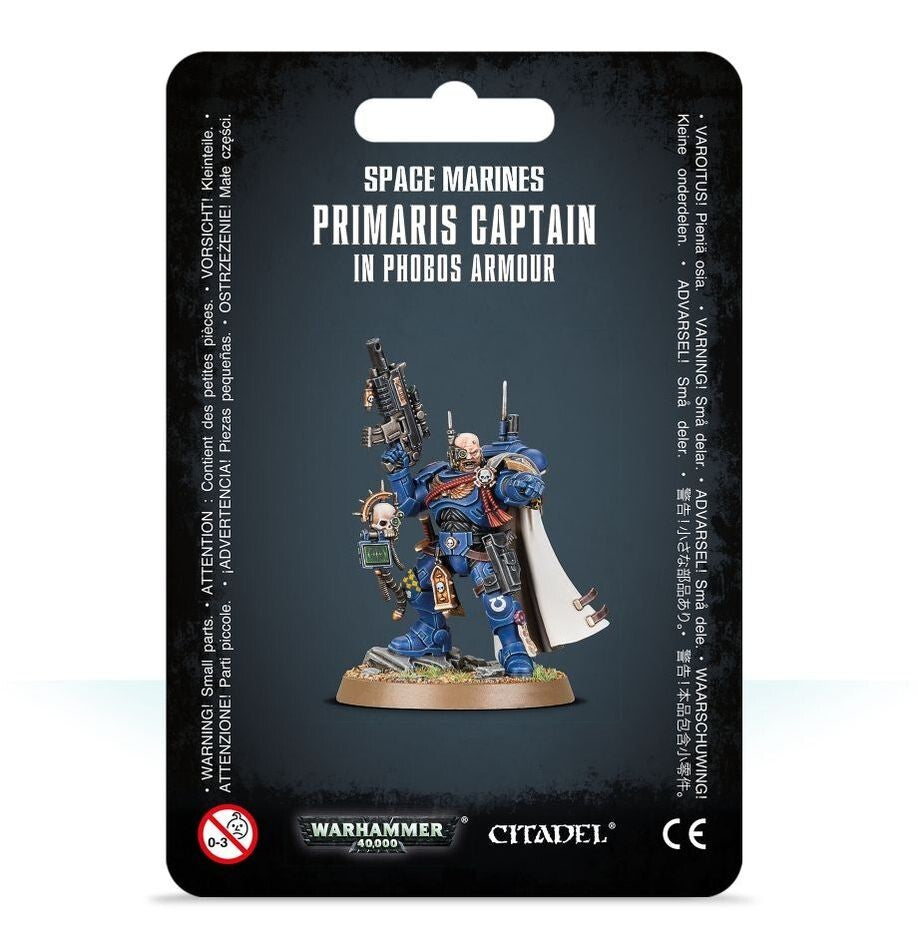 Primaris Captain In Phobos Armour - Space Marines - Brand New - Warham