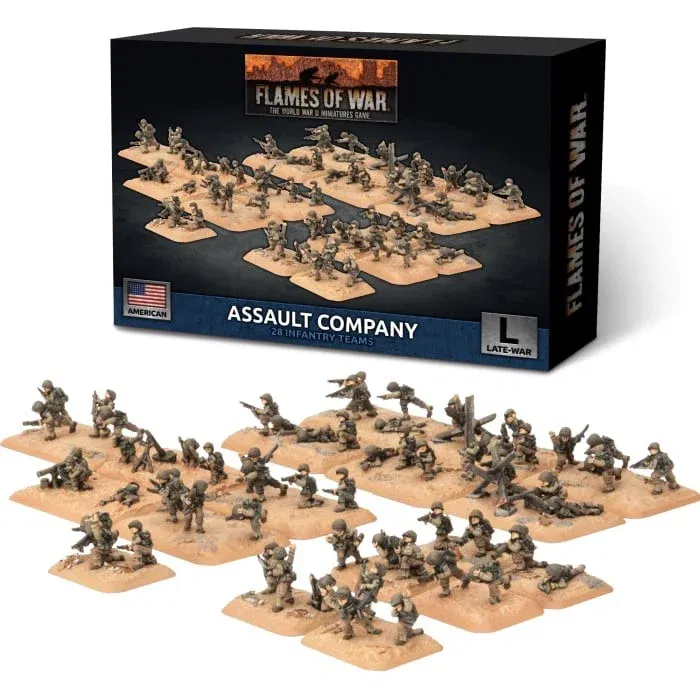 American Assault Company - Late-War - Brand New - Flames of War
