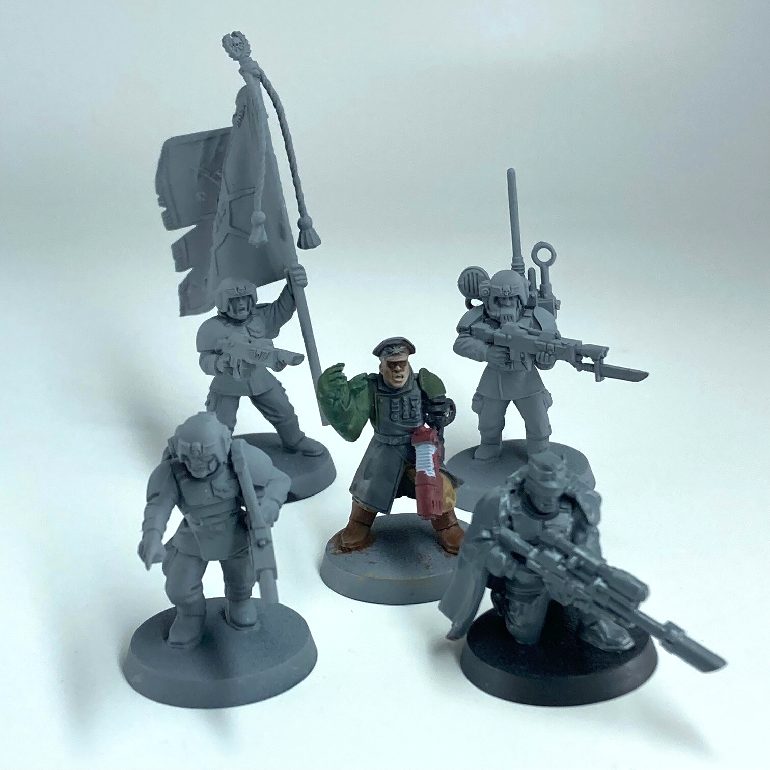 Cadian Command Squad - Imperial Guard - Warhammer 40K Games Workshop C