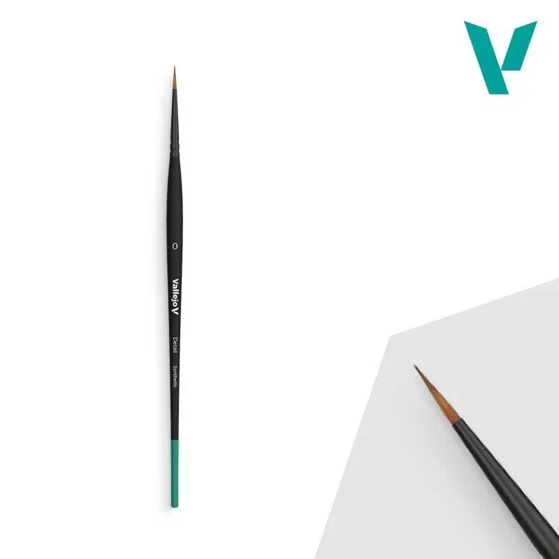 Detail Size 0 - Paint Brush - Acrylicos Vallejo - Hobby Paint Brush