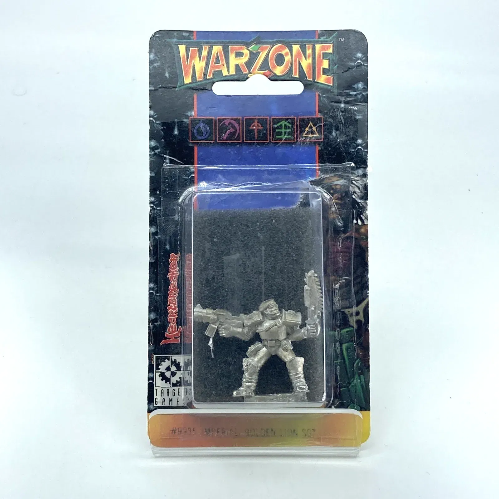 Imperial Golden Lion Sergeant - Blister 1996 Warzone Target Games Meta