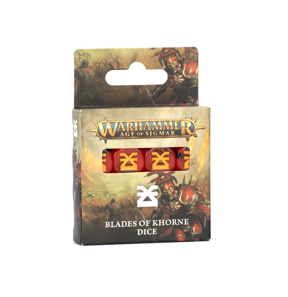 Blades Of Khorne Dice Set - Brand New - Warhammer Age of Sigmar GW