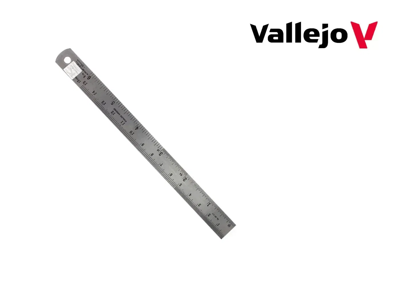 150mm Steel Ruler - Hobby Tools & Accessories - Acrylicos Vallejo - Br