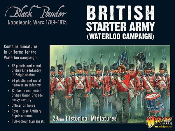 Napoleonic British Starter Army - Waterloo Campaign - Warlord Games Bl