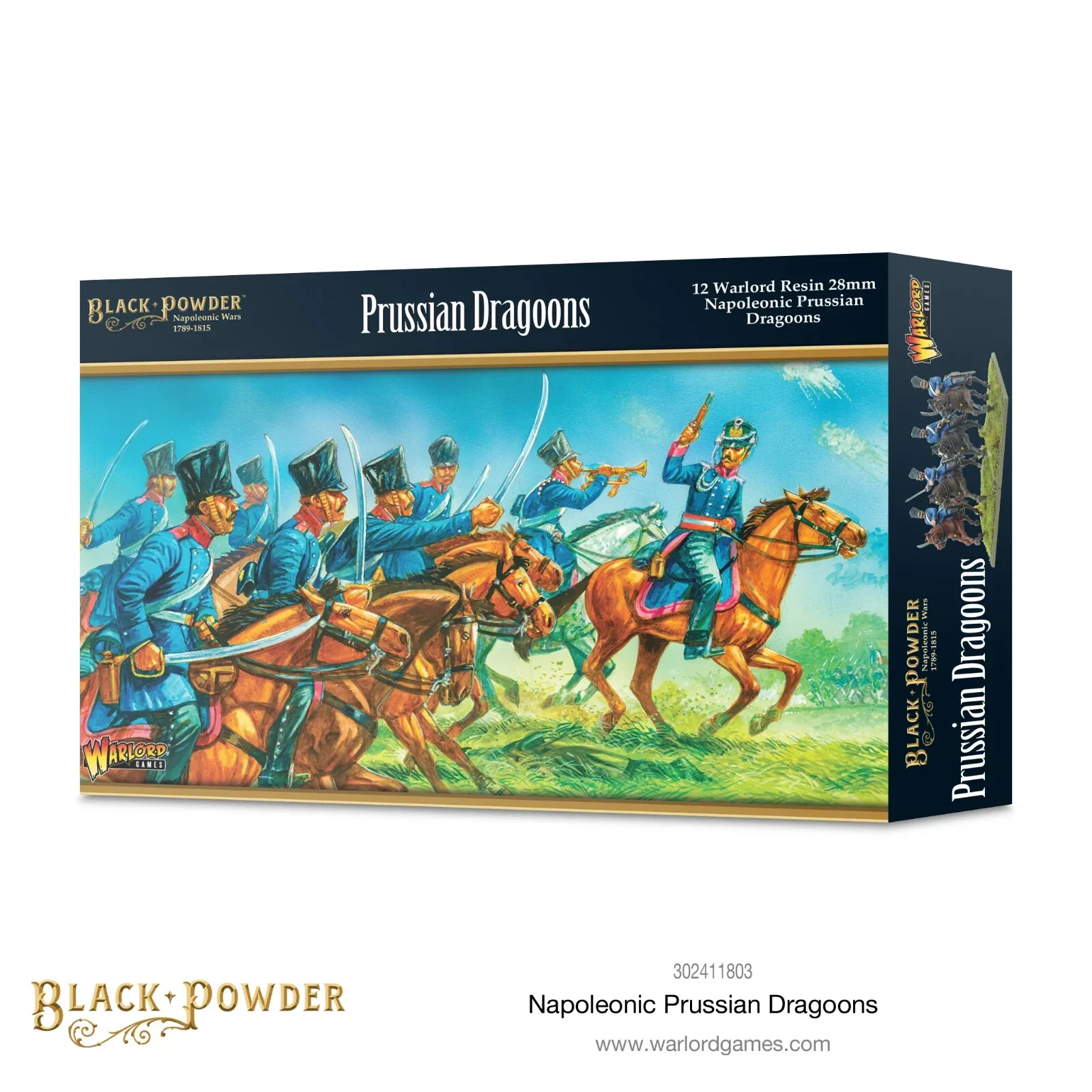 Napoleonic Prussian Dragoons - Brand New - Warlord Games Black Powder