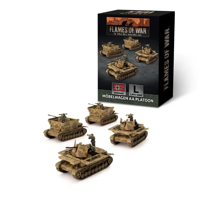 German Mobelwagen AA Platoon - Late-War - Brand New - Flames of War