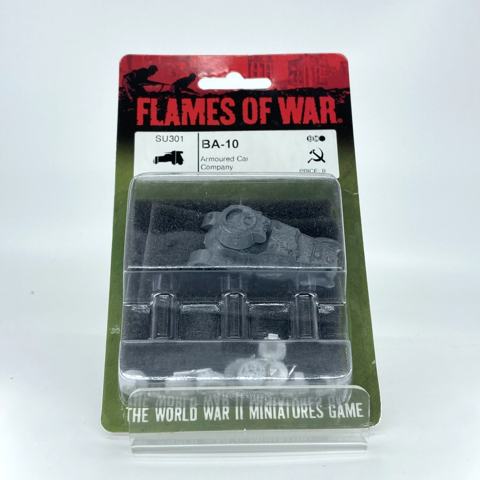 Soviet BA-10 Armoured Car - Allied Forces - Blister - Flames of War Me