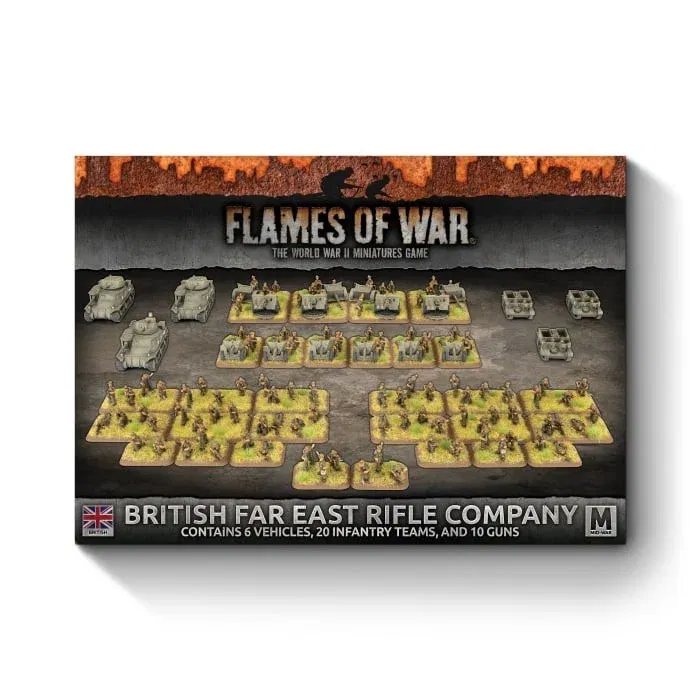 British Far East Rifle Company - Mid-War - Brand New - Flames of War