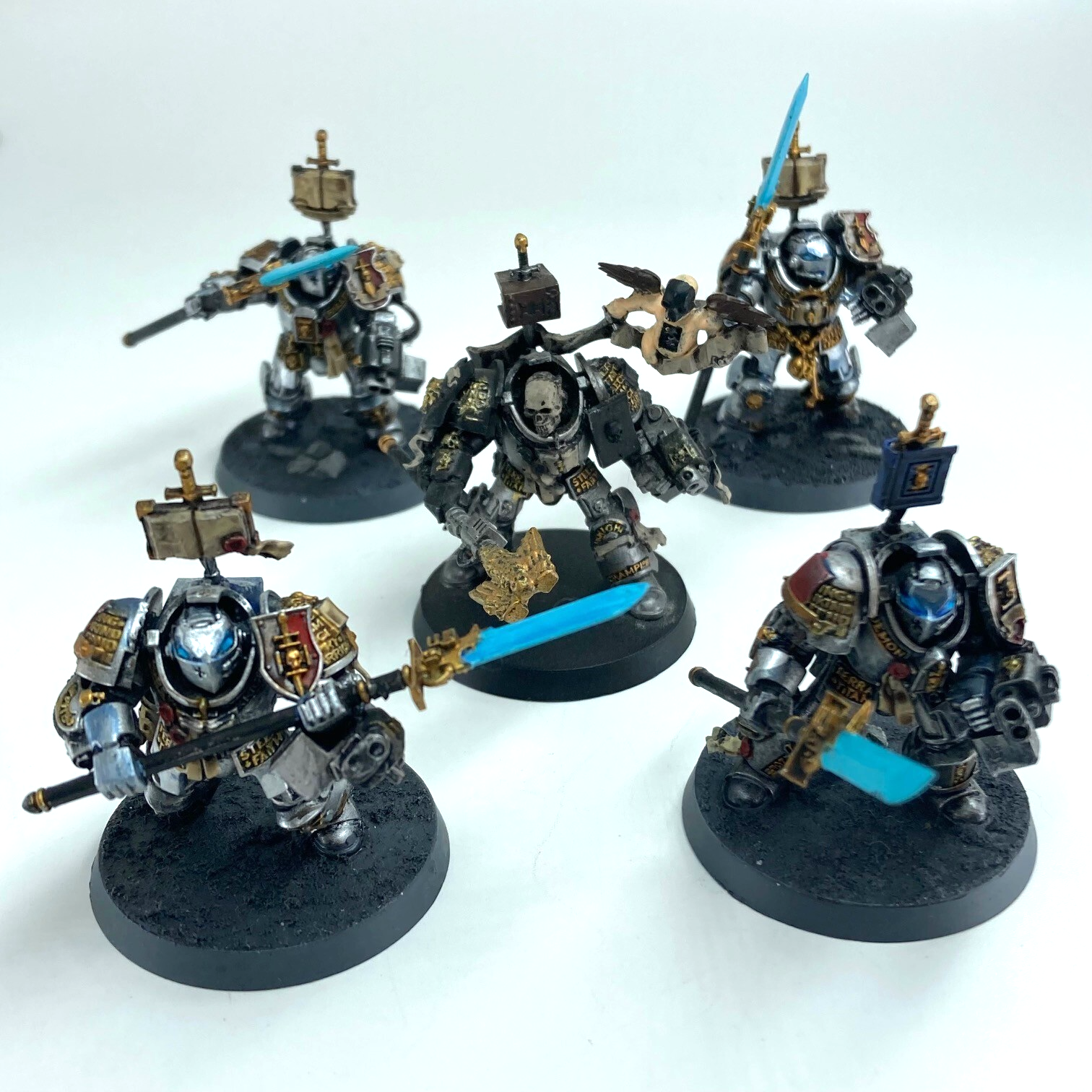 Brotherhood Terminators - Grey Knights - Painted - Warhammer 40K GW C5
