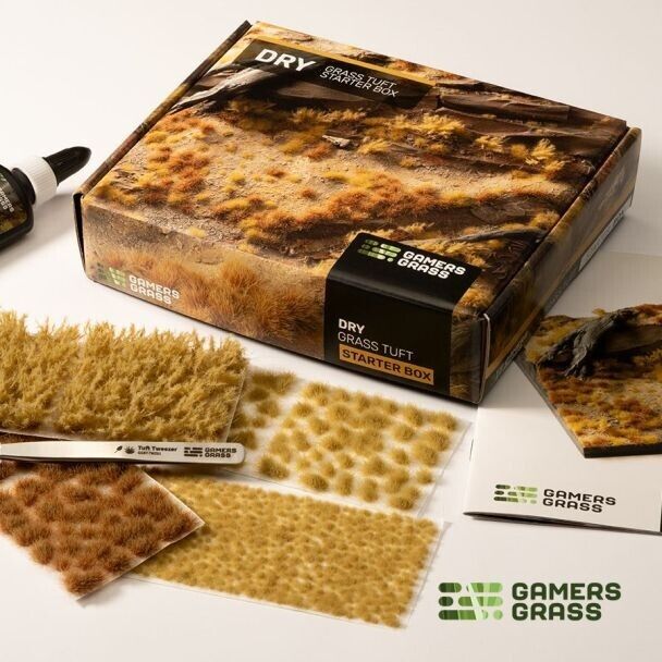 Dry Grass Tuft Starter Box - Model Basing - Gamers Grass