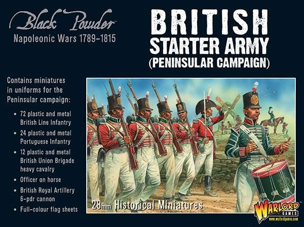 Napoleonic British Starter Army Peninsular Campaign - Warlord Games Bl