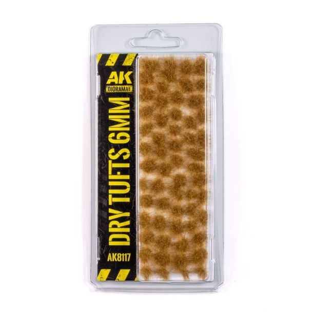 Dry Tufts 6mm - AK Interactive Diorama Model Basing - Brand New